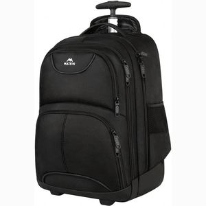 BSCI Exceptional Rolling <b>Backpack</b> with <b>Wheels</b> for Our Door's Traveling School Laptop Bag - Product Image 1
