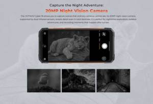 HOTWAV Cyber 18, Teléfono Resistente 4G, 120Hz, Batería de 6200mAh, 8+256GB, Cámara de 64MP, Visión Nocturna de 20MP, Android 16, Pantalla Secundaria - Product Image 6