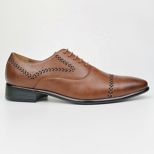 Oxford — chaussures en cuir PU pour <span class=keywords><strong>homme</strong></span>, classique et formelle, disponibles en boutique, bureau ou mariage, bon marché - Product Image 4