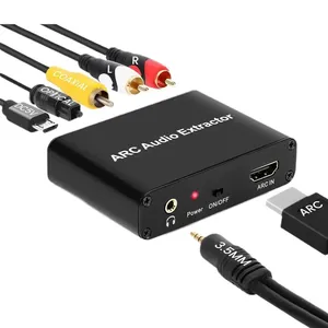 <span class=keywords><strong>Adaptateur</strong></span> audio DAC <span class=keywords><strong>SPDIF</strong></span> coaxial RCA ARC, sortie <span class=keywords><strong>jack</strong></span> 3,5 mm, <span class=keywords><strong>adaptateur</strong></span> audio ARC 192 kHz, extracteur, séparateur <span class=keywords><strong>jack</strong></span> coaxial <span class=keywords><strong>SPDIF</strong></span> L/R - Product Image 2
