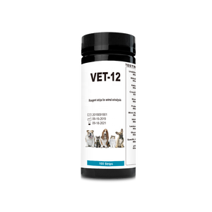 12 in 1 veteriner idrar Test şeritleri, VET-12 hayvan çoklu tıbbi ev kendini tanı çubuğu - Product Image 1