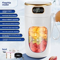 Huishoudelijke kleine elektrische sapcentrifuge van hoog borosilicaatglas, draagbaar, volautomatisch, multifunctioneel, met wandbrekende functie