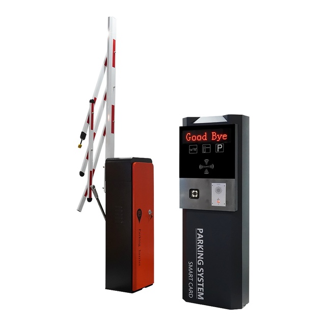 Ticket Machines Automatic Parking Barrier Gate Parking Lot RFID Card Parking System Ticket Gate Traffic Barrier Plastic
