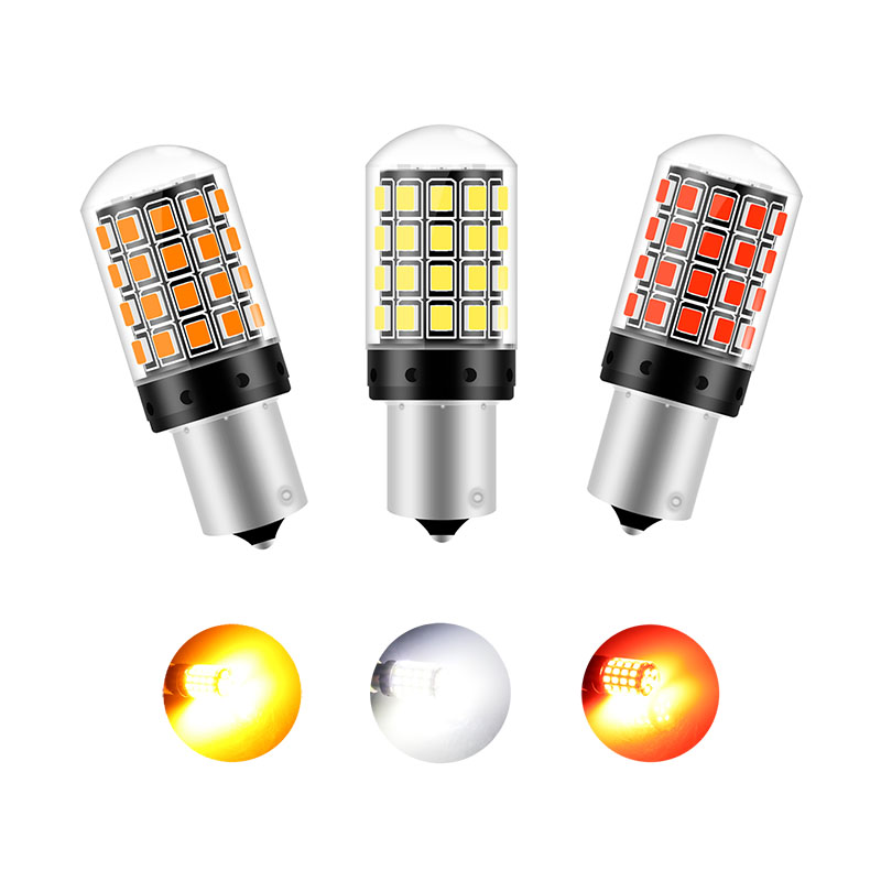 HOLY Wholesale car styling 15W S25 1156 1157 BA15S BAY15D 3030 54SMD 12V White Car LED Signal Lights LED Back Up Reverse Lamp