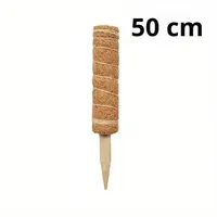 Suministros de Jardinería de Alta Calidad, Varilla de Escalada para Plantas en Maceta, Poste de Musgo de Coco Apilable con Estaca de Madera de Haya Antimoho