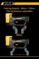 Auto Flaw Identification Wireless AC Yoke Magnetic Particle Testing Equipment Instruments Flaw Detector LKMT-D3S Magnetic Yoke