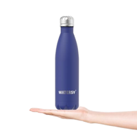 Frasco de vacío de doble pared de acero inoxidable de grado alimenticio Madou, capacidad de 500ml, termo en forma de Cola, botella de agua en blanco para sublimación