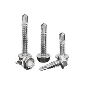 Bibo Yaente Factory Hex Drill Tail Screws | Hex Flange Self-drilling Tapping Screws with - Color Steel Roofing <b>Fasteners</b> Metric - Product Image 1
