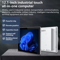 Nouvelle tablette industrielle embarquée tout-en-un de 12,1 à 24 pouces, processeur Intel Core i5, 4 Go de RAM, 128 Go de stockage, PC industriel