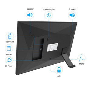 Marco de <span class=keywords><strong>fotos</strong></span> digital de 10,1 pulgadas, reloj con pantalla táctil, reproducción de audio/video, compatible con AVI MP3. Cloud Frameo <span class=keywords><strong>para</strong></span> mostrar <span class=keywords><strong>fotos</strong></span> NFT - Product Image 6