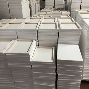 Trắng Bông Vải Lanh Khung Handmade Tự Làm Gỗ Khung Tranh Sơn Dầu Khung Cho Dầu Acrylic Màu Nước Sơn - Product Image 4