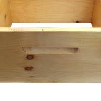 Hochwertiger unmontierter 10-Rahmen Langstroth Bienenstock mit Tiefenwabenkörben, 3 Monate Garantie, 4kg, Fabrikpreis, Neuwertiger Zustand