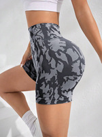 Neue High-Waist Spandex/Nylon Yoga-Shorts für Damen, atmungsaktiv, eng anliegend, figurformend, Po-Lifting-Effekt, für Laufen, Training und Fitness