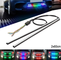 Luces de Circulación Diurna LED DRL Ultrabrillantes Blancas/Amarillas con Función de Señal de Giro Secuencial IP67 Tira de LED DRL Flexible