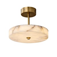 Plafonnier en fer de luxe italien, éclairage moderne haut de gamme pour chambre à coucher et bureau, design de designer, finition dorée LED de longueur moyenne