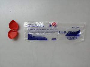 Masque respiratoire CPR Life Key avec valve unidirectionnelle Emballé dans une boîte en plastique en forme de <span class=keywords><strong>coeur</strong></span> avec porte-clés pour les cadeaux d'entraînement CPR AED - Product Image 2