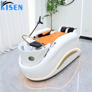 Kisen Automatic Electric Salon Hair Washing Equipment <b>zero</b> Gravity Full Body Massage Shampoo Chair - Product Image 3