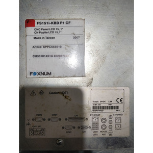 NUM FS151i-KBD P1 Pantalla HMI de 15.1 Pulgadas, Sistema de PC Integrado para Operador, Unidad de Control Industrial FS151i-KBD P1 NUM - Product Image 3
