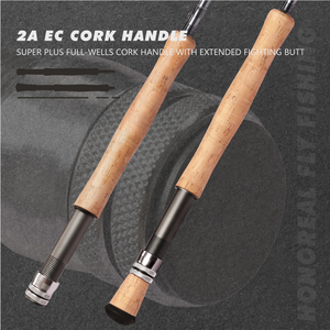 HONOREAL 2023 Nouvelle <span class=keywords><strong>Canne</strong></span> à <span class=keywords><strong>Mouche</strong></span> en Fibre de Carbone de <span class=keywords><strong>9</strong></span> <span class=keywords><strong>Pieds</strong></span>, Haute Qualité, Vente en Gros, 4 Sections, 5-6 #   7-8 #   4 sections pour la pêche en rivière - Product Image 5