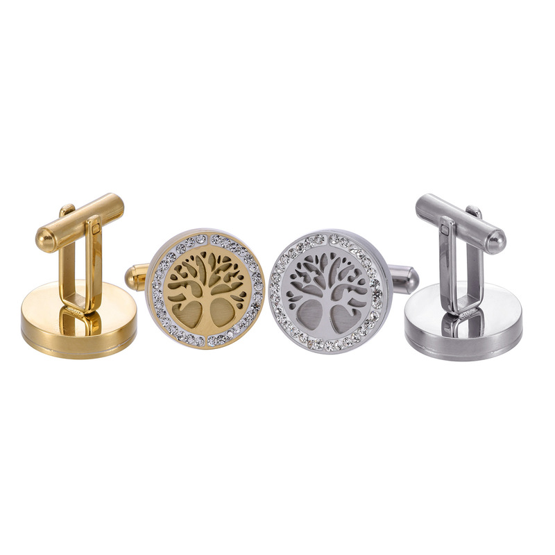 Custom Engraved French Cufflinks 18K Gold