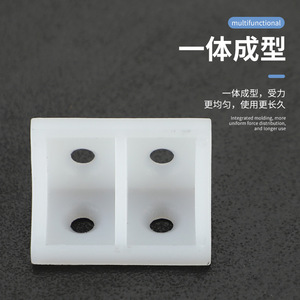 <b>Plastic</b> Corner <b>Brackets</b> 90 Degree White Durable For Furniture Cabinet Shelf Support - Product Image 4