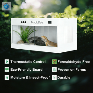 Terrario in PVC <span class=keywords><strong>per</strong></span> Rettili, Contenitore a Temperatura Costante <span class=keywords><strong>per</strong></span> Allevamento, <span class=keywords><strong>per</strong></span> Draghi Barbuti, Gechi, Rane, Serpenti - Product Image 2