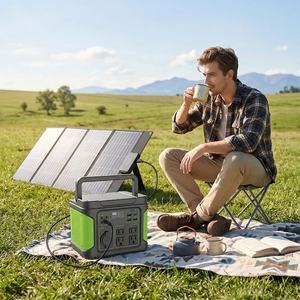 Panel Solar <span class=keywords><strong>de</strong></span> Emergencia con Cargador MPPT, Entrada CC, Estación <span class=keywords><strong>de</strong></span> Energía Portátil, Sistema <span class=keywords><strong>de</strong></span> Energía Solar <span class=keywords><strong>de</strong></span> 300W - Product Image 1