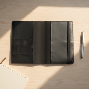 Boshiho Classic Eco-Friendly Genuine Leather <b>Bible</b> Cover <b>Case</b> <b>for</b> Office Students Notebook Handmade Vintage Crazy Horse Design - Product Image 4