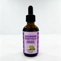 Supplément à base de plantes sans OGM, liquide sans alcool OEM avec gouttes multivitamines d'extrait de sapodilla et de corossol