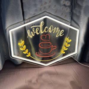 HS merci in movimento rapido 5v piccola luce LED al <span class=keywords><strong>Neon</strong></span> flessibile interfaccia USB benvenuto corpo <span class=keywords><strong>lampada</strong></span> in acrilico - Product Image 1