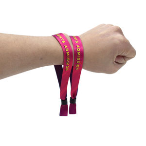 Tùy Chỉnh Thăng Hoa Vải Satin Sinh Thái Thân Thiện Vải Ban Nhạc Cổ Tay Tái Chế Dây Đeo Cổ Tay Cho Các Sự Kiện - Product Image 2