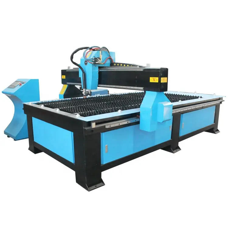 Heavy Duty Panel 160A Dual Screen Light Low Cost CNC Iron Plasma Cutting Machines