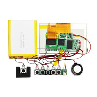 Brochure vidéo TFT LCD personnalisée de 4.3 pouces Kits d'accessoires publicitaires marketing de cartes-cadeaux numériques