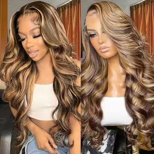 Magnifique Perruque Body Wave P427, Densité 250%, Cheveux Humains 100% Non Traités, Perruque Frontale en Dentelle Transparente 13*4 - Product Image 4