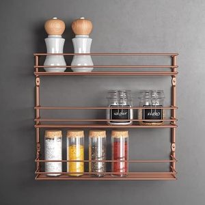 Estante de especias Metaltex <span class=keywords><strong>Pepito</strong></span> 3 Tier Metal Copper - Product Image 3