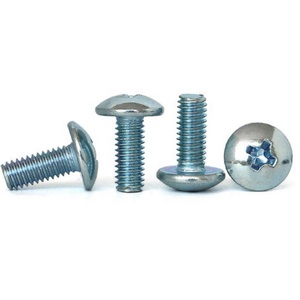 M5 M8 China Factory Supplier Blue and <strong>White</strong> Zinc <strong>Screw</strong> Phillips Truss Head <strong>Screws</strong> - Product Image 3