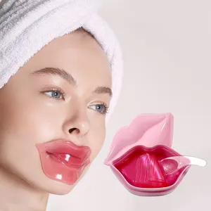 Fabrikant Prijs Groothandel Natuurlijke Kristal Hydraterende Roze Lippen Masker Beschermen Lippen Zorg Lipmasker Kit