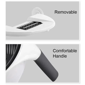 Vente en gros : Nouveau Râpe à légumes manuelle multifonctionnelle écologique 9-en-1 avec double panier de drainage - Product Image 5
