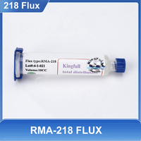 RMA-218 Sans plomb, sans halogène, sans nettoyage, Huile à souder 218, Agent en seringue, Pâte de flux BGA, Flux de colophane