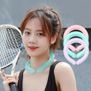 Envolturas de enfriamiento Cuello de anillo frío Anillo de hielo Envolturas de enfriador de cuello anticalor Enfriadores de cuello reutilizables para deportes al aire libre y alivio rápido - Product Image 1