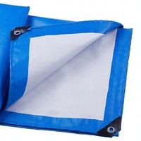 Bâche de camion imperméable MILLION 130 g/m² légère, bleue, résistante aux déchirures, en tissu PE, rouleaux de bâche HDPE
