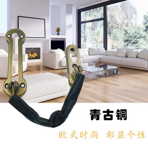 Chaîne de porte antivol Sotgu en acier inoxydable pour hôtel et maison d'hôtes, loquet de sécurité, chaîne de verrouillage épaissie, accessoire de porte - Product Image 5