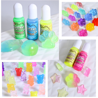 Timesrui 18 couleurs haute Transparent Pigment cristal clair Gel Squishy Pigment ensemble pour bricolage Squishy jouets, moules en Silicone, artisanat
