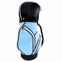 Sac isotherme de golf Cool Caddy en cuir, 20L, en forme de sac de golf, pour chariot et parcours