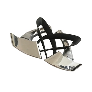 Embout d'échappement en acier inoxydable brillant argenté haute performance pour Abarth <span class=keywords><strong>124</strong></span> <span class=keywords><strong>Spider</strong></span> (2016-) - Product Image 1