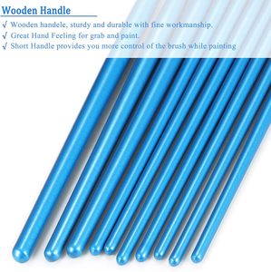 Ensemble de pinceaux à <span class=keywords><strong>peinture</strong></span>, 20 pièces, <span class=keywords><strong>petit</strong></span> kit de pinceaux à <span class=keywords><strong>peinture</strong></span> à pointe ronde et plate en nylon, pour <span class=keywords><strong>peinture</strong></span> acrylique, aquarelle, <span class=keywords><strong>peinture</strong></span> à l'huile - Product Image 4