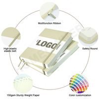 Carnets et Agendas à Spirales Rigides Rose de Haute Qualité avec Reliure Disc, Personnalisables 2023, Rechargeables, avec Notes Adhésives et Logo Personnalisé