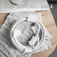 Penjualan laris kabel Data pengisi daya ponsel cepat PD kabel C ke L USB 12W 1M pelindung kepang untuk jaket iPhone TPE 11 12 13 14 Pro Max
