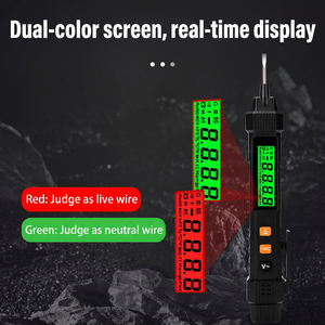 ดินสอทดสอบแบบดิจิตอล500V ตรวจจับแรงดันไฟฟ้ากระแสสลับพร้อมจอแสดงผล LED สำหรับการใช้งานของช่างไฟฟ้า - Product Image 3
