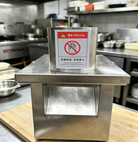 Zware professionele groentesnijmachine met gegolfde rand voor aardappelsnijden voor commerciële keukens